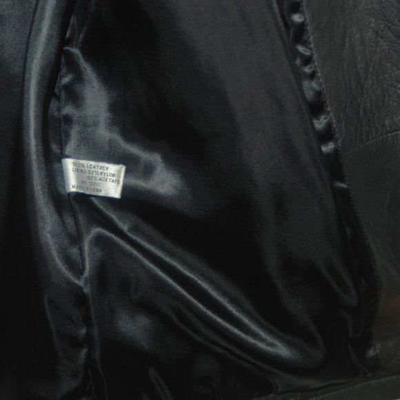 Valerie Stevens Petites Genuine Lamb Leather w/Fur Collar Jacket - Picture 4 of 7